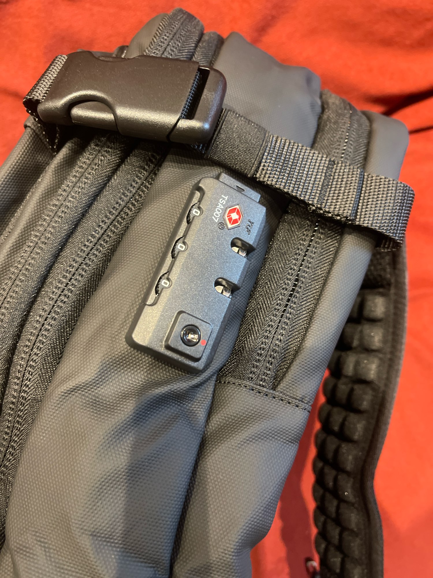 Candado TSA close-up